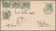 Hongkong - Besonderheiten: Kowloon-Branch: 1900, Envelope QV 2 C. Green Uprated QV 2 C. Green (4 Inc - Other & Unclassified
