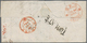 Indien: 1854 Lithographed 1a. Red, Early Stage Of Die I, Used On Folded Letter (part Inside Missing) - 1852 District De Scinde