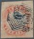 Indien: 1854-55 Lithographed 4a. Blue & Red, 3rd PRINTING With Head Die III And Frame Die I, Sheet P - 1852 District De Scinde