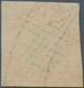 Indien: 1854-55 Lithographed 4a. Pale Blue & Pale Red, 4th Printing, Sheet Pos. 12, Used And Cancell - 1852 Provinz Von Sind