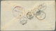 Indien: 1887-1902: Four Covers And Postal Stationery Items From India To The U.S.A. And One Cover (1 - 1852 District De Scinde