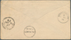 Indien: 1887-1902: Four Covers And Postal Stationery Items From India To The U.S.A. And One Cover (1 - 1852 District De Scinde