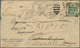 Delcampe - Indien: 1887-1902: Four Covers And Postal Stationery Items From India To The U.S.A. And One Cover (1 - 1852 District De Scinde