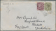 Indien: 1890/1896 PERFIN "K & Co.": Two Different Covers Franked With Indian/Great Britain Stamps Wi - 1852 Provinz Von Sind