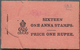 Indien: 1912-22 Four KGV. Booklets, With 1) 1r. Booklet Of KGV. 1a. Carmine (SG 159) With Remaining - 1852 District De Scinde
