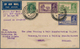 Delcampe - Indien: 1937, Definitives KGVI, Lot Of Six F.d.c.: Nos. 249/50 Horiz. Pair "CALCUTTA 23 AUG 37" And - 1852 District De Scinde