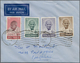 Indien: 1948 GANDHI Complete Set On Locally Used Igatpuri Cover, Tied By "IGATPURI/30 AUG/4.45PM/194 - 1852 Sind Province