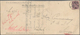 Indien - Dienstmarken: 1894 Triangle Instruction Label In Brown Inscribed In Urdu For Missent Or Mis - Timbres De Service