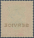 Indien - Dienstmarken: 1912-13 KGV. Official 10r. Green & Scarlet, Wmk Star, 1911-22 EXPERIMENTAL PR - Dienstmarken