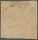 Indien - Used Abroad: BURMA 1854-55: Lithographed 4a. Blue & Red From 4th Printing, Sheet Pos. 10 Wi - Autres & Non Classés