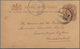 Indien - Used Abroad: 1903 CHANDERNAGORE, FRENCH INDIA: Indian Postal Stationery Card KEVII. ¼a. Bro - Autres & Non Classés