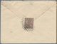 Indien - Used Abroad: FRENCH INDIA 1924: Indian Postal Stationery Envelope KGV. 1a. On ½a. Green Use - Autres & Non Classés