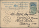 Indien - Ganzsachen: 1882 Postal Stationery Card 1½a. Blue Used From Ellichpur To Holloway, London V - Non Classés