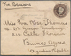 Indien - Ganzsachen: 1893 Destination ARGENTINA: Indian Postal Stationery Envelope QV 1a. Brown Used - Non Classés