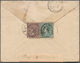 Indien - Ganzsachen: 1893 Destination ARGENTINA: Indian Postal Stationery Envelope QV 1a. Brown Used - Ohne Zuordnung