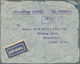 Indien - Flugpost: 1936 (Aug) - Airplane Crash At Crete: Two Covers From India To England (one From - Luftpost