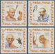 Indien - Besonderheiten: 2006 GANDHI Set Of Four Stamps 500f. Of Guinea-Bissau As IMPERFORATED PROOF - Sonstige & Ohne Zuordnung