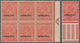 Indien - Konventionalstaaten: CHAMBA 1935, KGV. 2a. Vermilion, Small Die, Marginal Block Of Six, Min - Autres & Non Classés