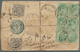 Indien - Feudalstaaten: HYDERABAD 1900: Postal Stationery Registered Envelope 2a. Blue, First Issue - Autres & Non Classés