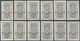 Indien - Feudalstaaten: HYDERABAD-Fiscals 1913: Foreign Bill Complete Set Of 12 Up To 24r. As Imperf - Autres & Non Classés