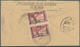 Irak: 1918, 1 A. On 20 Pa.red, Vertical Pair Tied By Cds. "LOWER BAGHDAD 18.9.22" To Reverse To Loca - Iraq