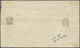 Iran: 1878 Ca., 5 Ch. Rose Black Stationery Cut-out With Wide Margins On Envelope, Tied By "BOUJNOUR - Iran