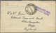 Iran: 1924, 10 Ch. Dark Violet Two Pairs On Reverse Of Cover (few Toned Perfs), On Front Violet Twol - Iran