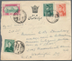 Iran: 1949, 10 R. Carmine Blueishgreen On Cover Showing Variety Broken "I", Addressed To Washington, - Iran