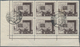 Delcampe - Iran: 1950, Set Of Six Values In Corner Margin Blocks Of Six, Fine Cancelled, A Scarce Offer - Iran