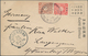 Delcampe - Japanische Post In China: 1902, UPU-jubilee Official Ppc, Complete Set Of 6 All Different, Franked W - 1943-45 Shanghai & Nankin