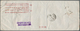 Japanische Post In Korea: 1937, Showa White Paper 50 S. (pair) And 6 S. (pair) Tied "KEIZYO 27.6.39" - Franchise Militaire