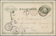 Japan - Ganzsachen: 1879, UPU Card 2 Sen Canc. "Osaka 22.2.2" Via "YOKOHAMA 4 FEB 1889" To London, M - Cartes Postales