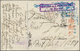 Lagerpost Tsingtau: Matsuyama, 1915, Ppc With Boxed "SDP /DG.", Red. Vertical S. L. "POW Mail" And B - Chine (bureaux)