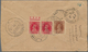 Kambodscha: 1907/39, Usealed Stationery Envelope Used "SINGIRENG" To France And Incoming Censored Ma - Cambodge