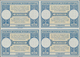 Kambodscha: 1953 (approx). International Reply Coupon 4.00 Piaster (London Type) In An Unused Block - Kambodscha