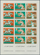 Katar / Qatar: 1966, Olympic Games Mexico Imperforate, Two Complete Sheets With Five Sets, Unmounted - Qatar