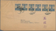 Delcampe - Korea-Süd: 1948/64, Three Franked Wrappers Used Foreign: 50 Ch. Observatory, A Horizontal Strip 6 Ro - Korea (Süd-)
