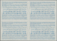Korea-Süd: 1960. International Reply Coupon 120 Hwan (London Type) In An Unused Block Of 4. Issued J - Corée Du Sud