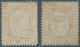 Labuan: 1880, QV 2c. Brown Two Stamps With INVERTED Wmk. Crown CC, Mint Hinged Or Fine Used, SG. £ 2 - Other & Unclassified