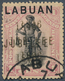 Labuan: 1896, Jubilee Of Cession Of Labuan To Gt. Britain 'Dyak Chief' 1c. Black And Grey-mauve With - Other & Unclassified