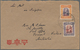 Labuan: 1947, Sarawak Used In Labuan: 25 C Violet/orange And 30 C Red-brown/violet "BMA" Issue, Mixe - Other & Unclassified
