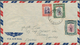 Labuan: 1948 Airmail Cover To England Franked Sarawak 1945 50c. Optd. BMA In Combination With North - Other & Unclassified