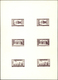 Libanon: 1943, 2nd Anniversary Of Independence, Combined Proof Sheet In Lilac-brown On White Bristol - Liban