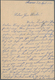 Macau - Ganzsachen: 1894, Card 10 R. Blue Canc. "MACAU 23-ABR 94" To Basel Mission / Hong Kong W. Sa - Ganzsachen