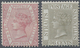 Malaiische Staaten - Straits Settlements: 1867-72 30c. Claret And 96c. Grey, Wmk Crown CC, Mint Neve - Straits Settlements