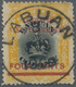 Malaiische Staaten - Straits Settlements: 1906-07 4c. On 12c. Black & Yellow, Variety "No Stop After - Straits Settlements