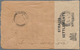Malaiische Staaten - Straits Settlements: 1916, Ceylon: 6 C Scarlet Single Franking On Cover From CO - Straits Settlements