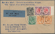 Malaiische Staaten - Straits Settlements: 1931, 1 C Black, 2 C Green, 2 X 4 C Orange And Horizontal - Straits Settlements