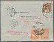 Malaiische Staaten - Straits Settlements: 1933, 5 C Brown KGV, Underpaid Single Franking On Cover Fr - Straits Settlements