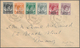 Malaiische Staaten - Britische Militärverwaltung: 1945 (19.10.), Six Different KGVI Stamps With 'BMA - Malaya (British Military Administration)